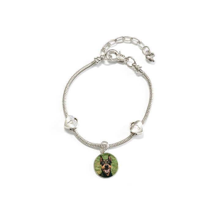 Charm Bracelet with Your Dog's Photo