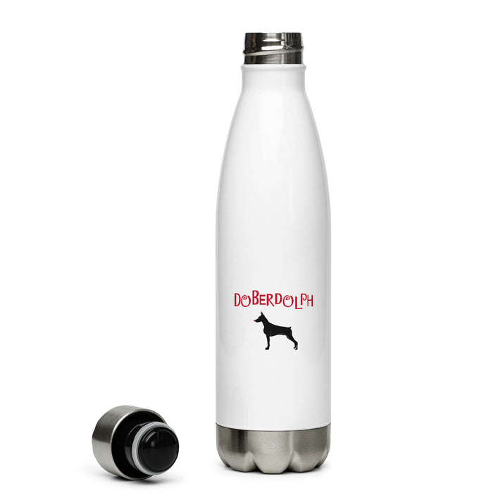 "DoberDolph" Water Bottle