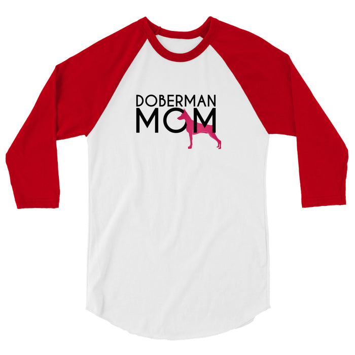 Doberman Mom, 3/4 Sleeve Shirt