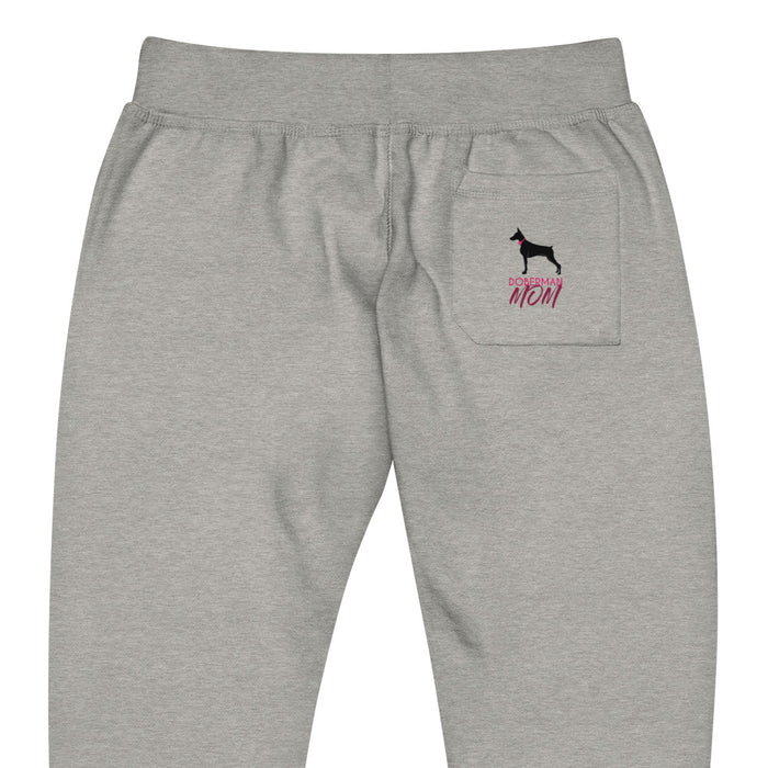 Doberman Mom, Premium Fleece Sweatpants