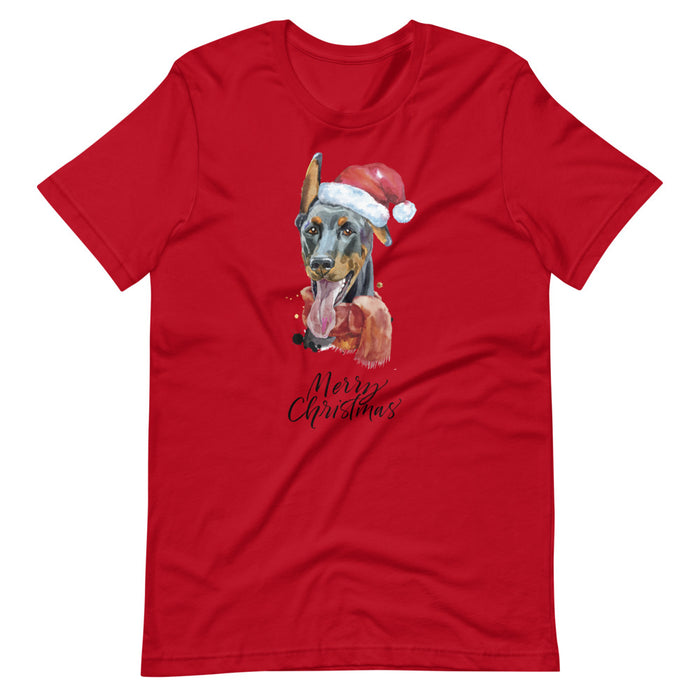 "Santa's Doberman" Tee